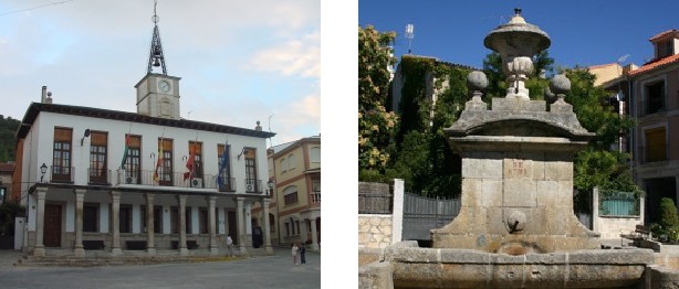 Ayuntamiento y Fuente Nueva de Miraflores de la Sierra